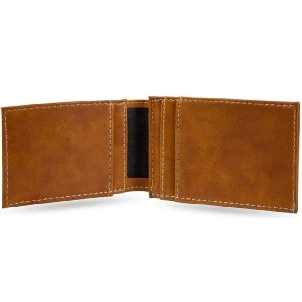 Sacramento Kings Premium Brown Wallet, Front Pocket Magnetic Money Clip SMBIN